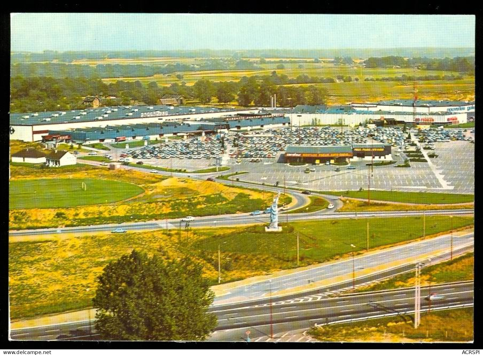 BARENTIN  Le Centre Commercial De MESNIL ROUX édition La Cigogne Carte Rare - Barentin