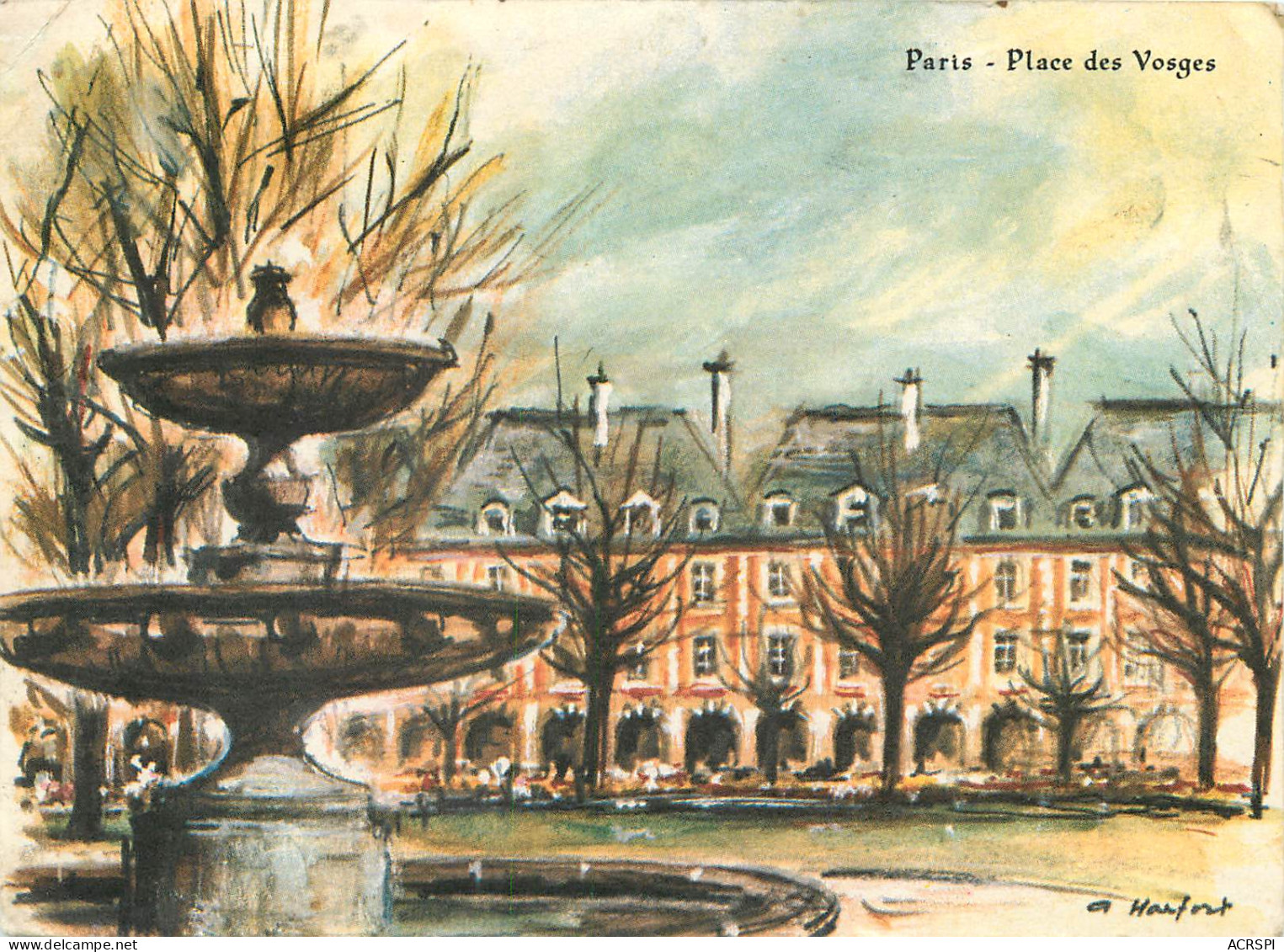 PARIS Place Des  Vosges  30 (scan Recto-verso) Turbo1835 Bis - Arrondissement: 04