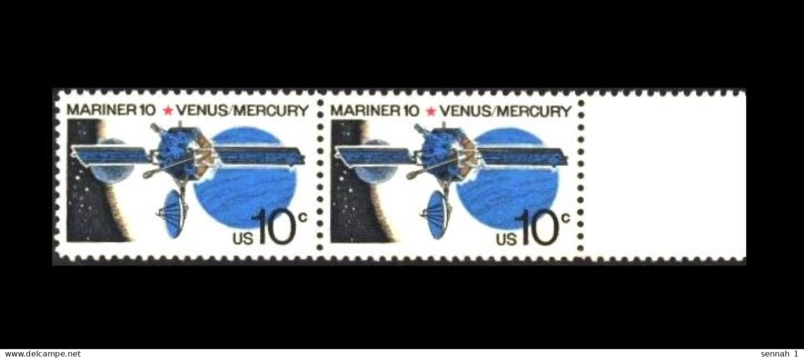 USA: 'Spaceflight Of The Mercury-10 Space Probe – Mercury & Venus, 1975', Mi. 1170; Yv. 1050; Sc. 1557 ** - Nuovi