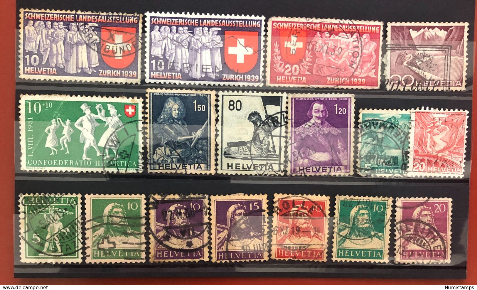 Switzerland - (Lot 1) From 1921 - Gebraucht