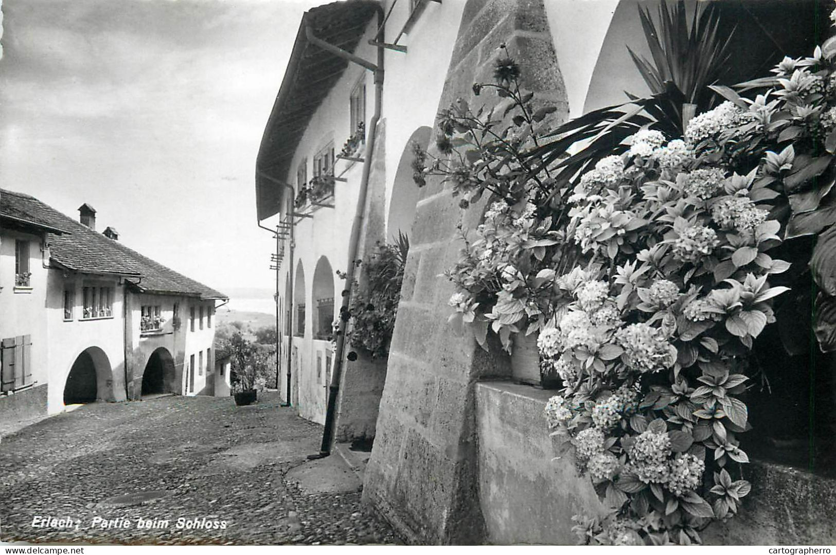 Switzerland Erlach (Cerlier) Partie Beim Schloss - Cerlier