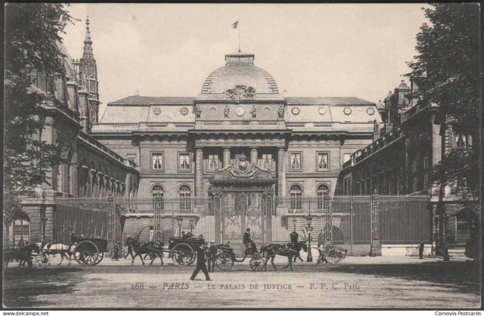 Le Palais De Justice, Paris, C.1900-05 - Pierre Coltman CPA PPC168 - Arrondissement: 04