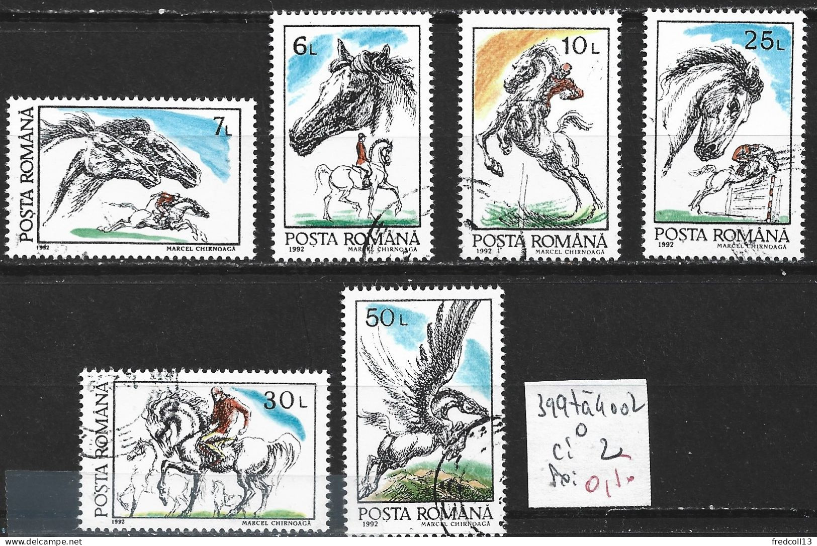 ROUMANIE 3997 à 4002 Oblitérés Côte 2 € - Used Stamps