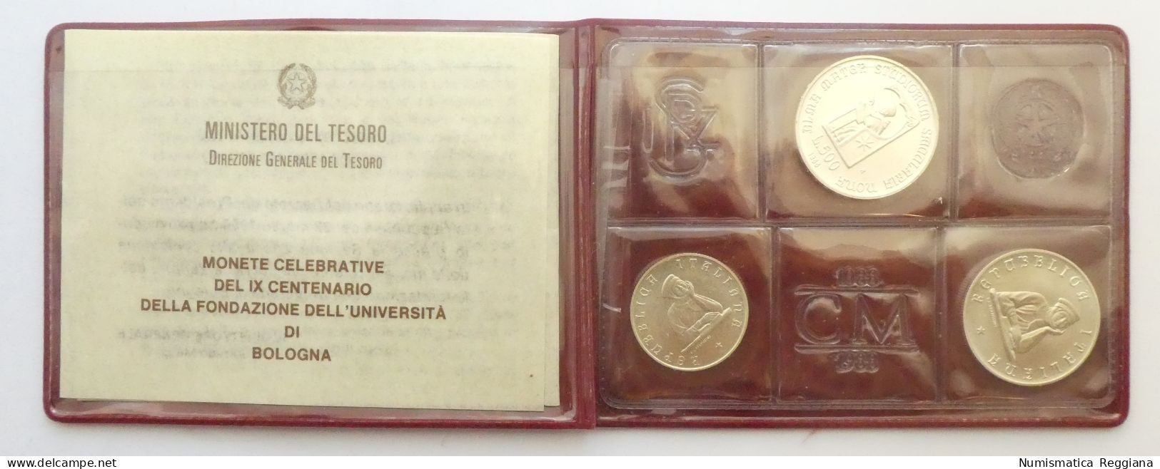 Repubblica Italiana - Trittico Università Di Bologna 1988 FDC - Jahressets & Polierte Platten