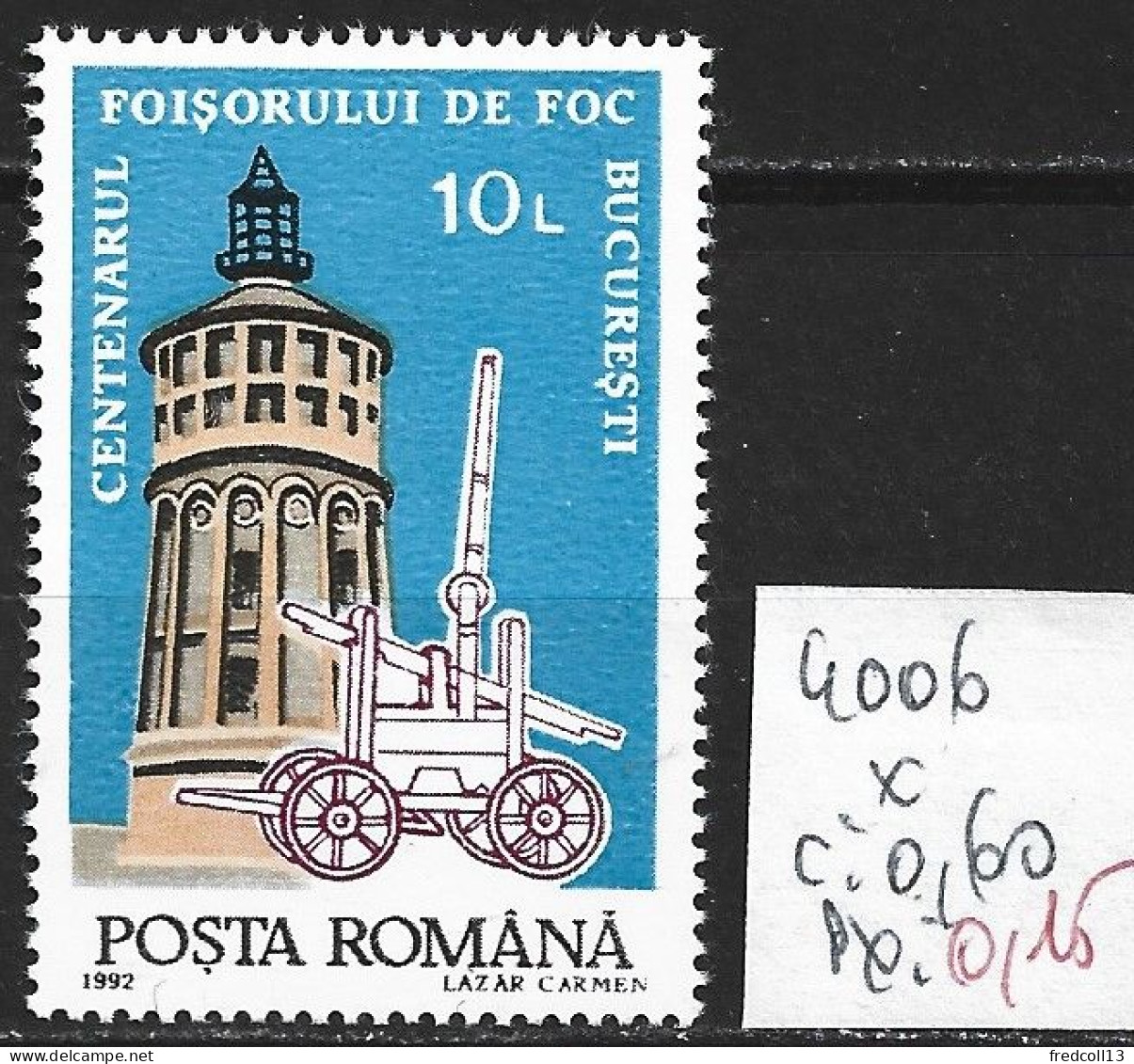 ROUMANIE 4006 * Côte 0.60 € - Unused Stamps