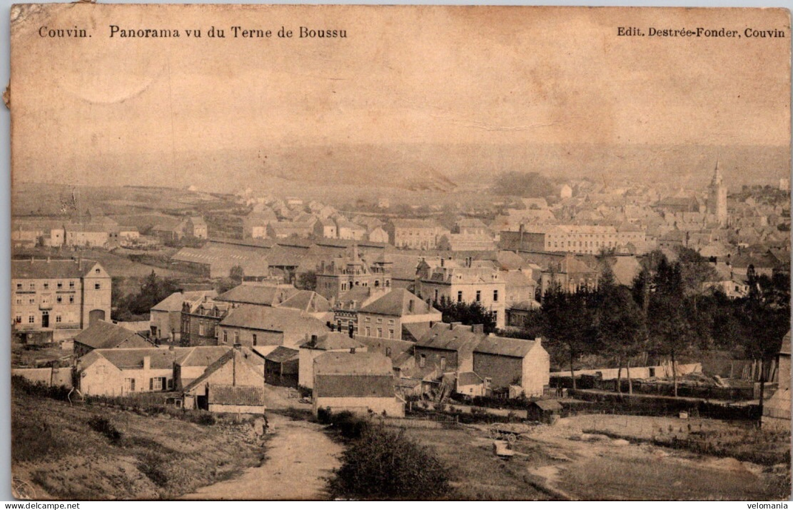 19978 Cpa Belgique - Couvin - Panorama Vu Du Terne De Boussu - Couvin