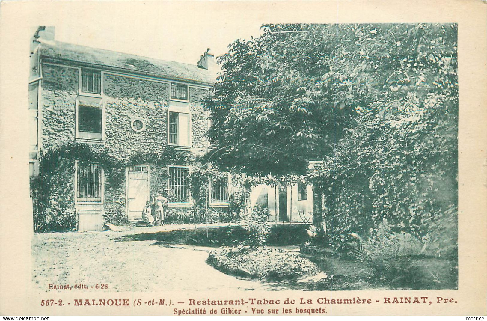 MALNOUE - Restaurant, Tabac De La Chaumière, Rainat Propriétaire. - Esbly