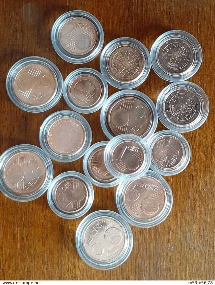 Münzkapsel Aus Kunststoff Für Euromünzen 1Cent, 2Cent Und 5Cent Gemischtes Konvolut - Supplies And Equipment