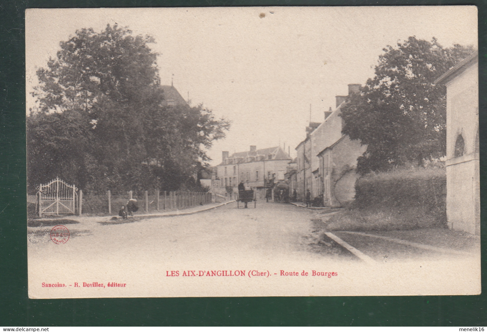 CP - 18 - Les Aix-d'Angillon - Route De Bourges - Les Aix-d'Angillon