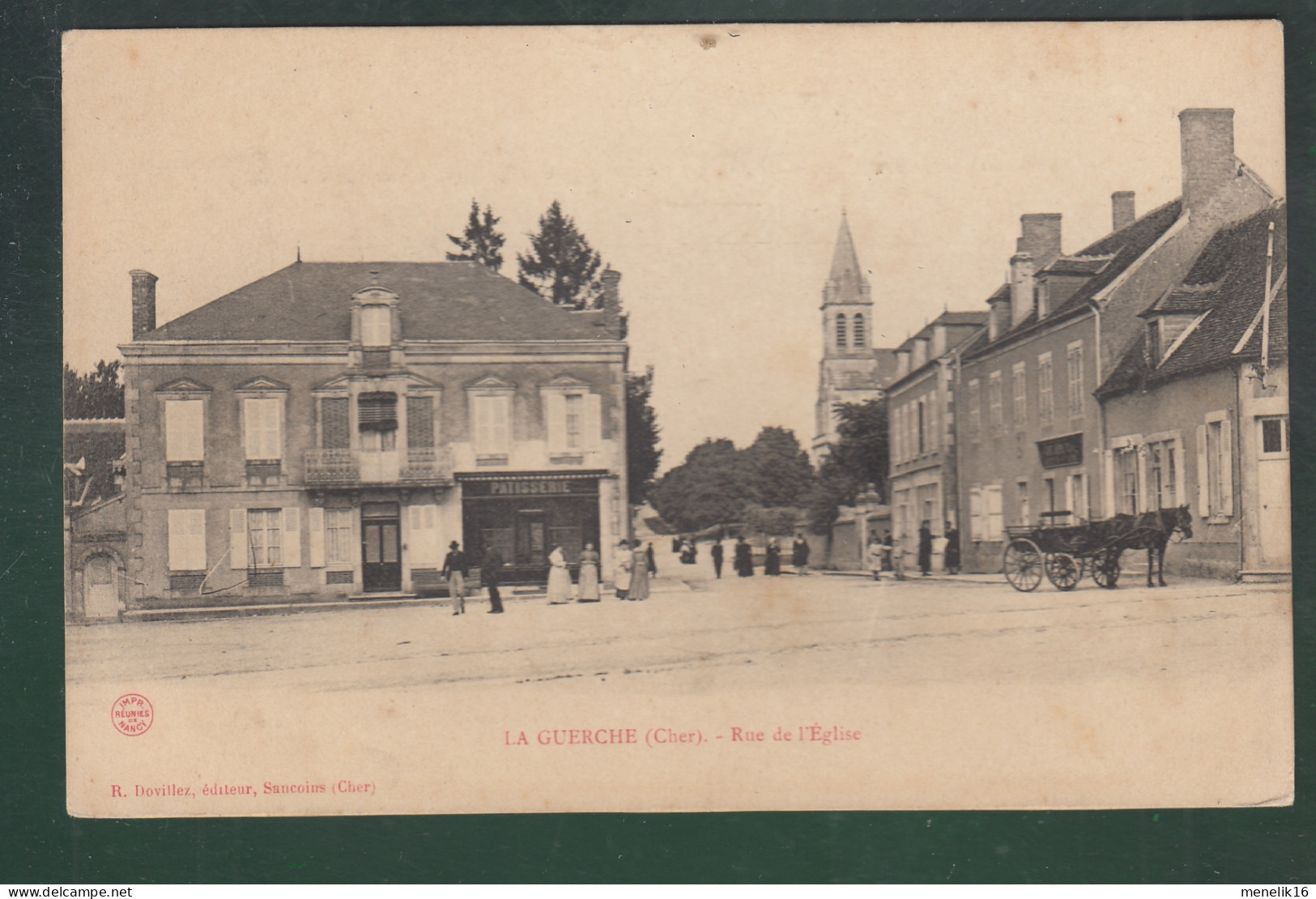 CP - 18 - La Guerche - Rue De L'Eglise - La Guerche Sur L'Aubois