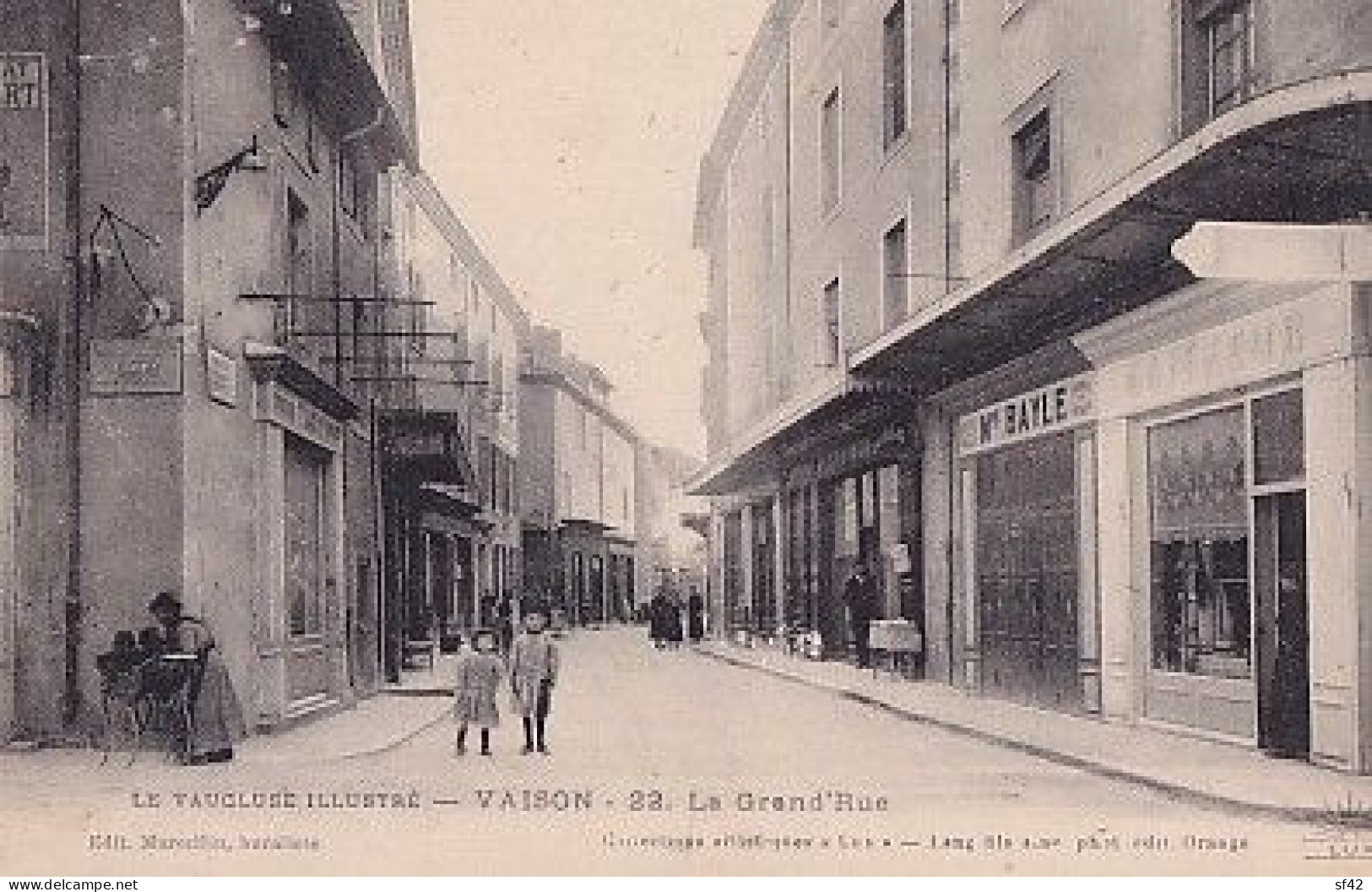 VAISON      LA GRAND RUE       MAISON BAYLE   CHAPELLERIE - Vaison La Romaine