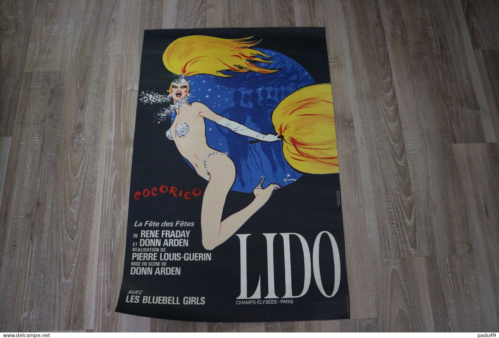 1 Affiche Lido Par GRUAU - Affiches