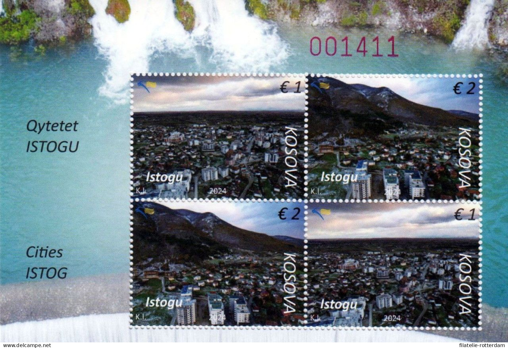 Kosovo - Postfris / MNH - Sheet Cities 2024 - Kosovo