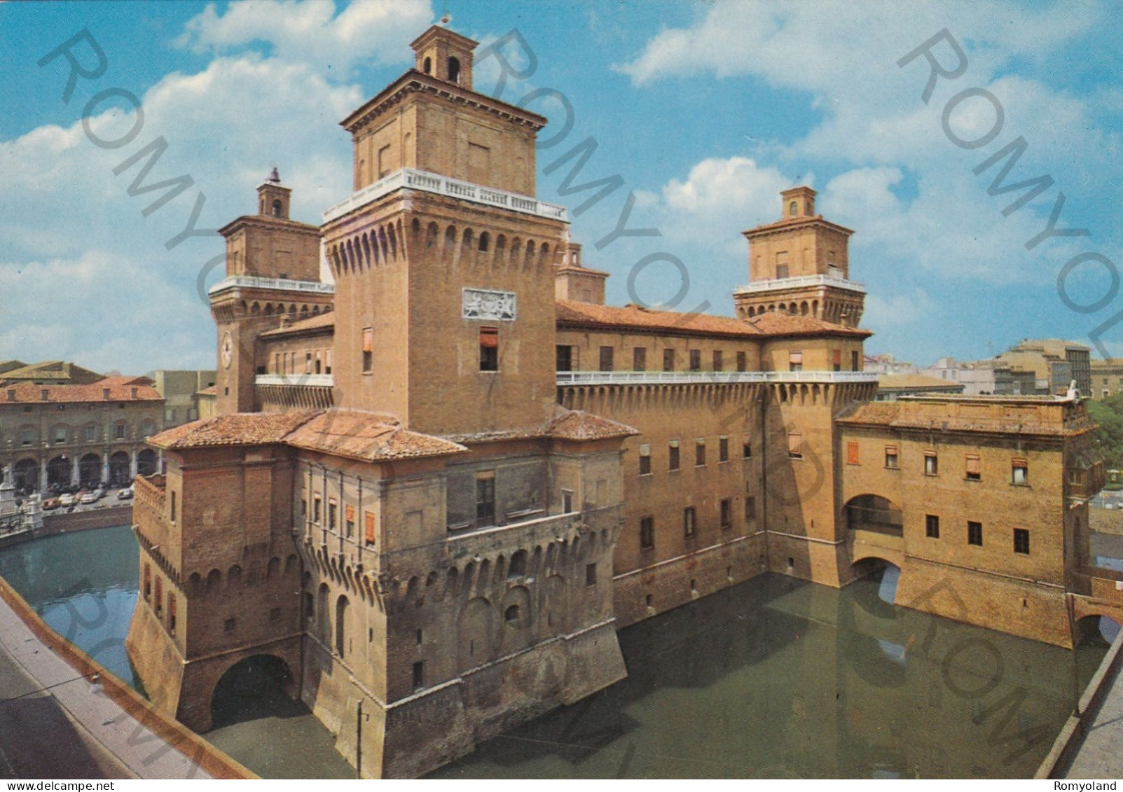 CARTOLINA  C5 FERRARA,EMILIA ROMAGNA-CASTELLO ESTENSE-MEMORIA,CULTURA,RELIGIONE,IMPERO,BELLA ITALIA,VIAGGIATA 1978 - Ferrara