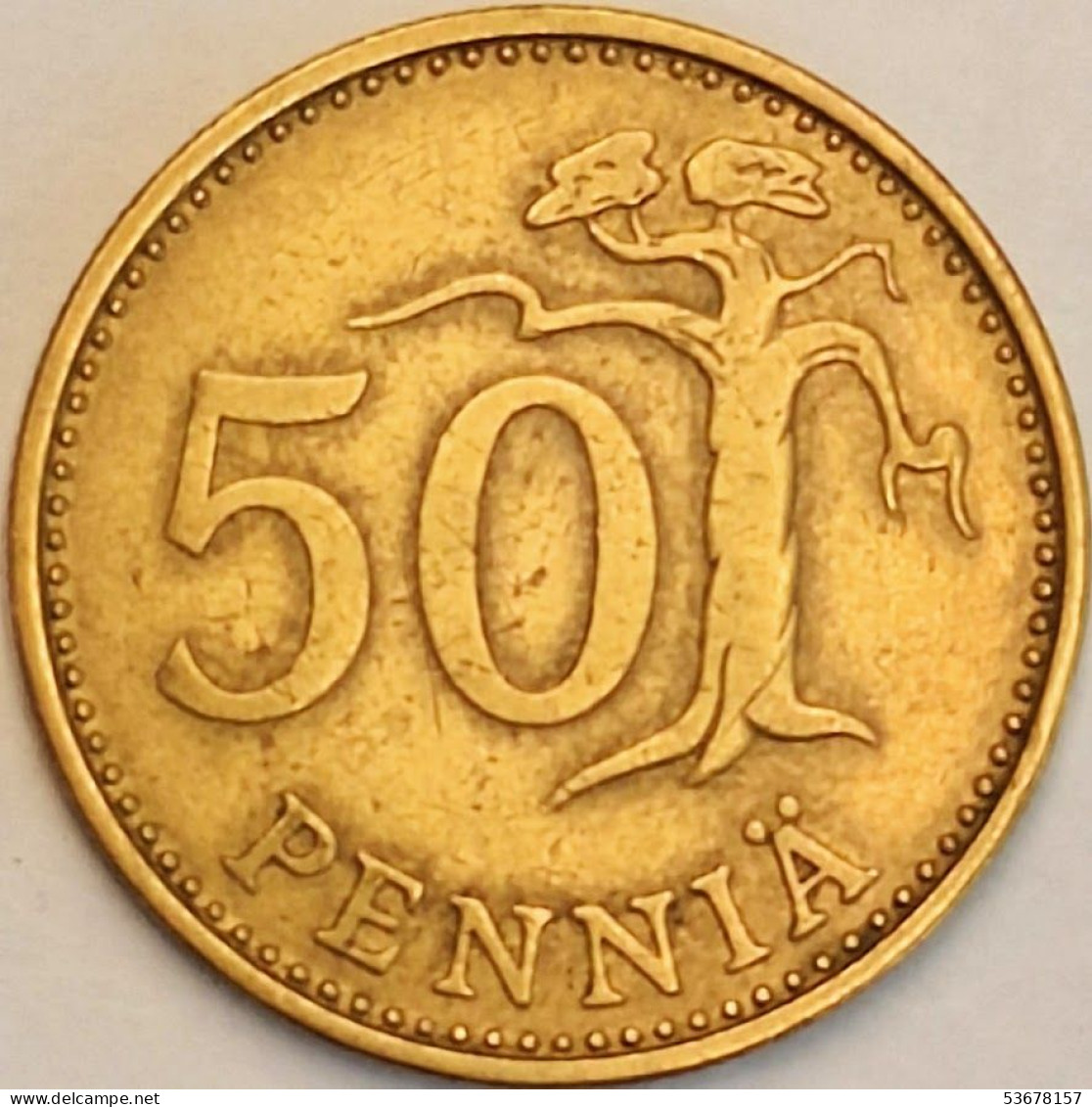Finland - 50 Pennia 1969 S, KM# 48 (#3940) - Finlande