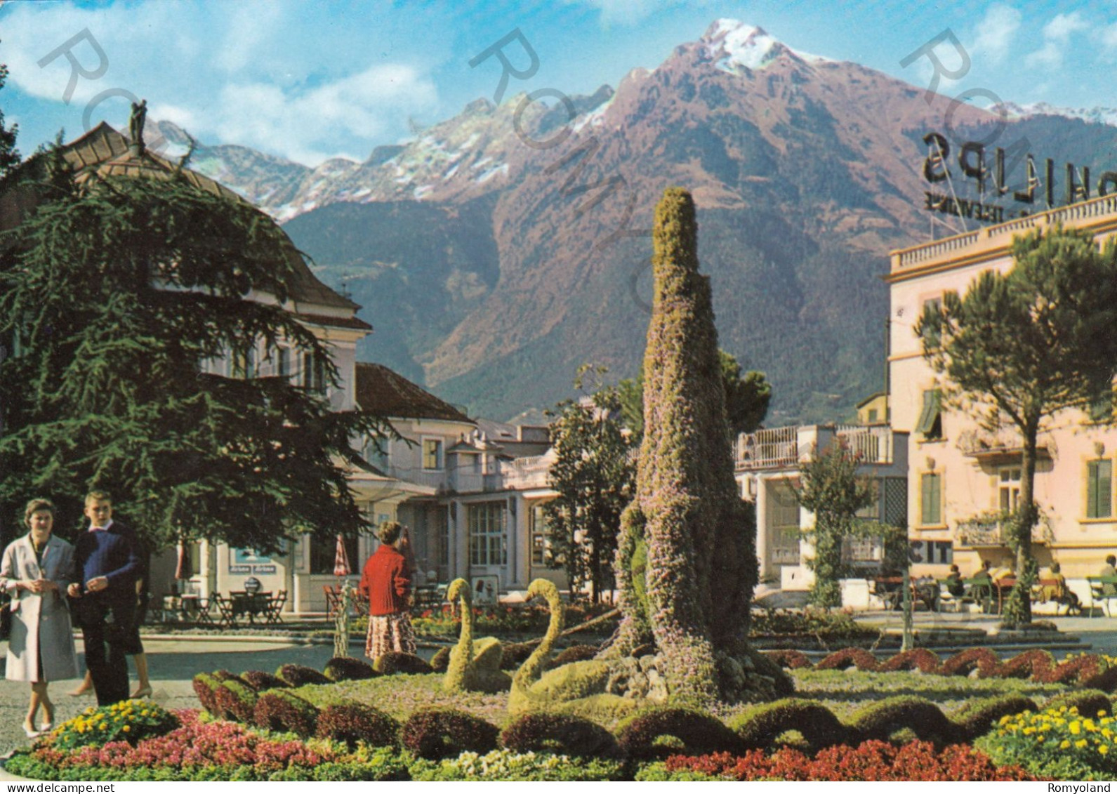 CARTOLINA  C5 MERANO,TRENTINO ALTO ADIGE-PASSEGIATA-STORIA,MEMORIA,CULTURA,RELIGIONE,BELLA ITALIA,VIAGGIATA 1964 - Merano