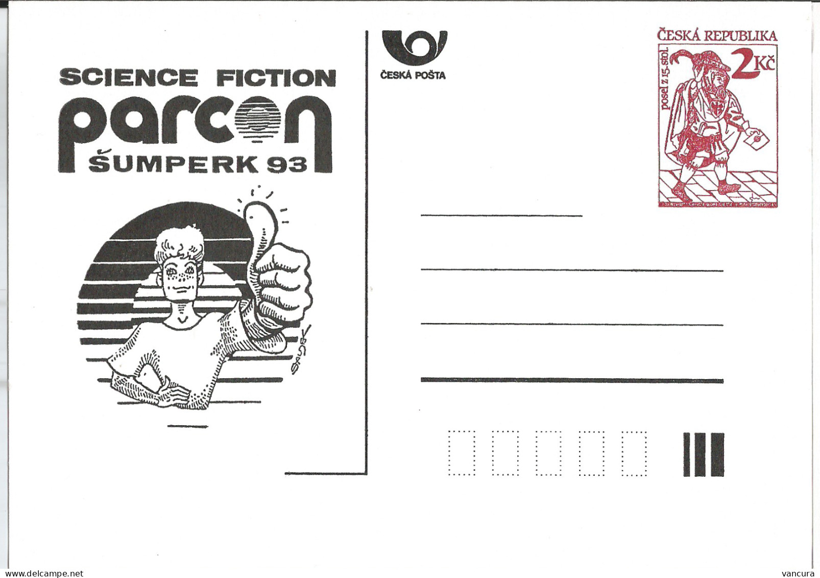 CDV B 1 Czech Republic PARCON Science Fiction Meeting 1995 - Postkaarten