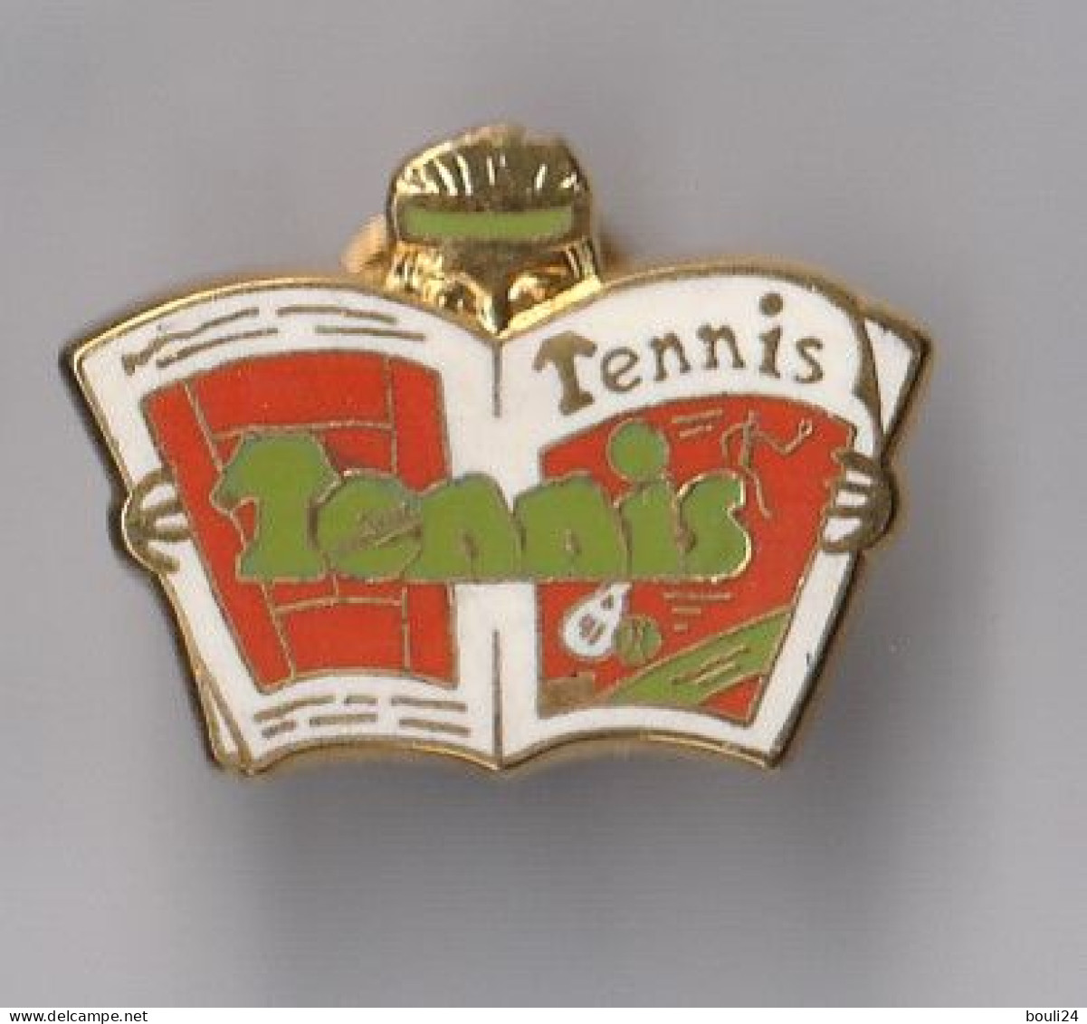 PIN'S THEME SPORT  TENNIS  JOURNAL MAGAZINE  SIGNE  DECAT - Tenis