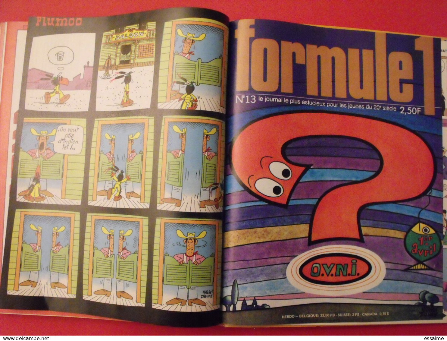 BD recueil Formule 1 n° 2 . n° 1 à 13 de 1976.