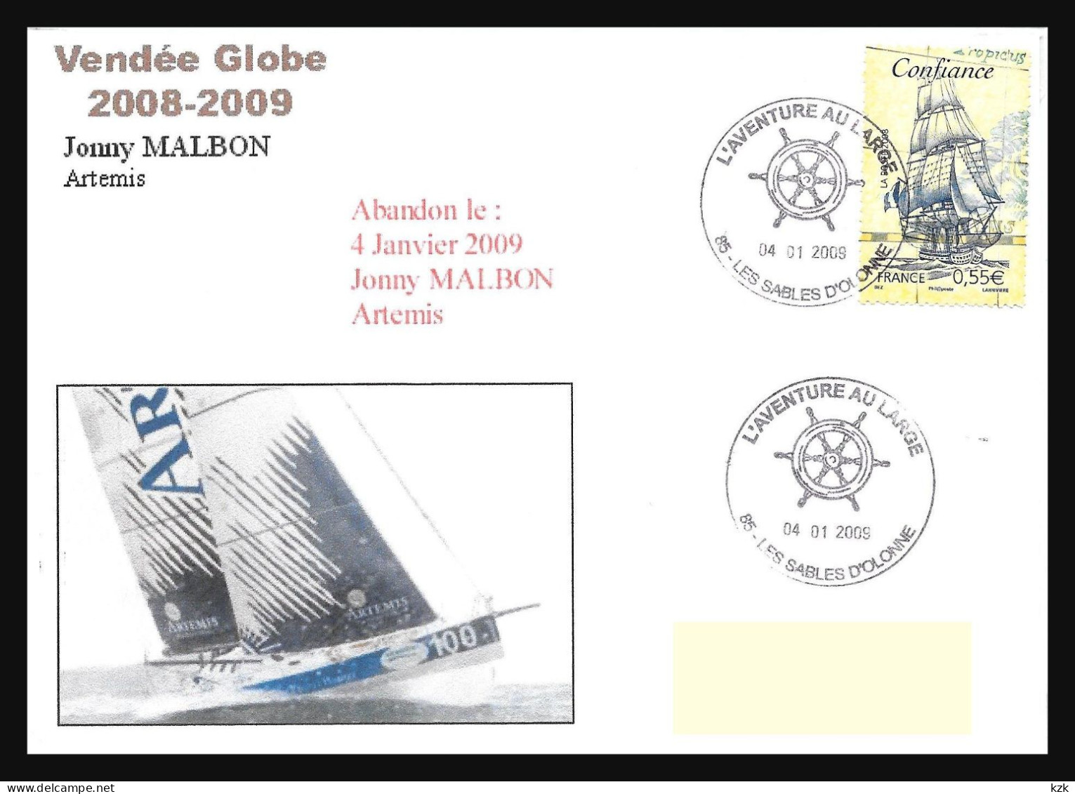 1 19	116/117		Vendée Globe 2008/09	-	Jonny Malbon  Sur Artemis - Sailing