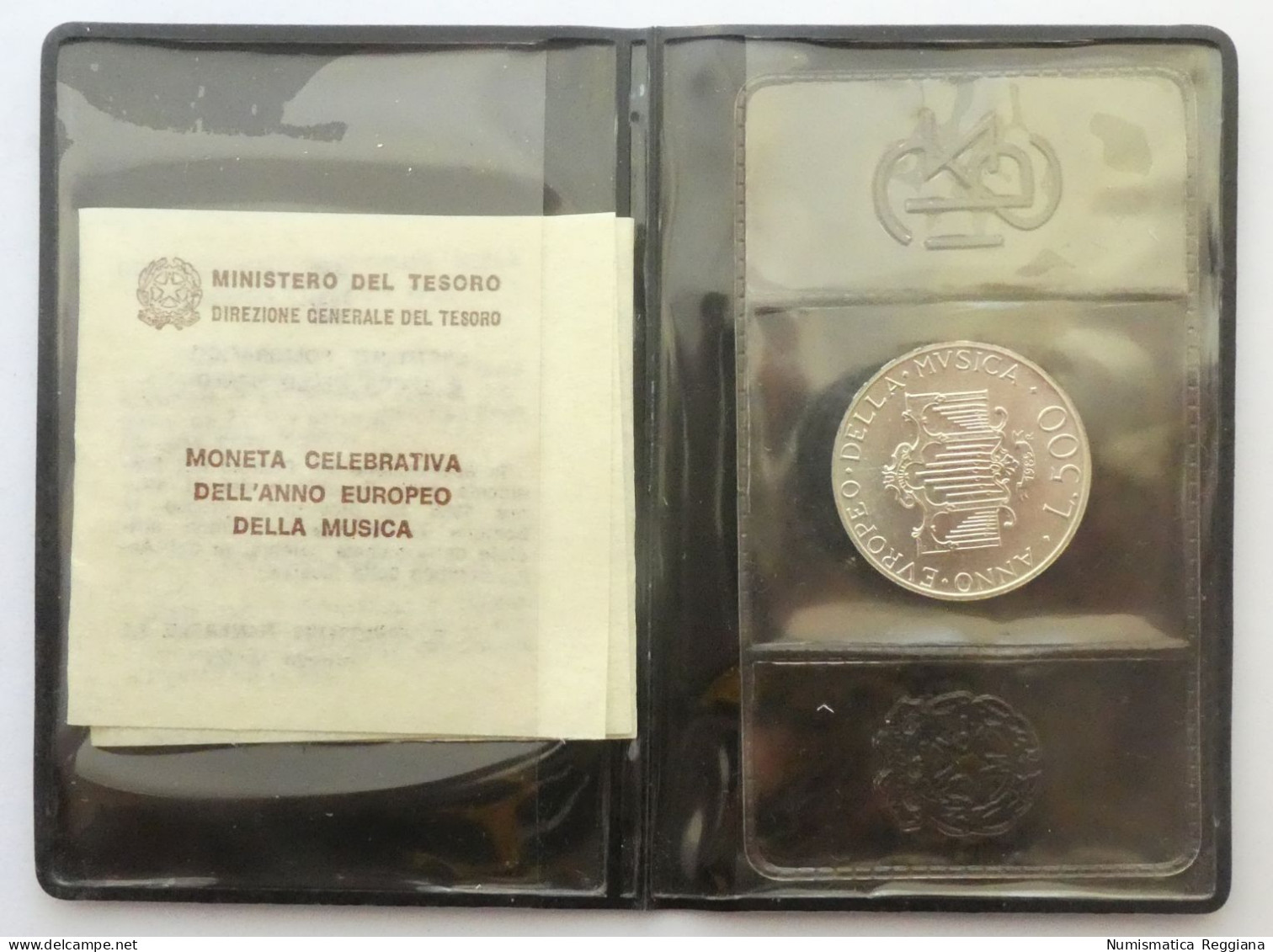 Repubblica Italiana - 500 Lire Argento 1985 Anno Europeo Della Musica FDC - Mint Sets & Proof Sets