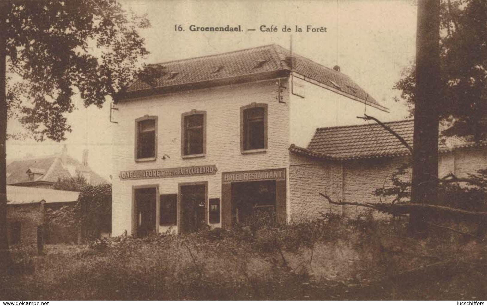 Groenendael - Café De La Forêt - Hôtel Restaurant - 2 Scans - Hoeilaart