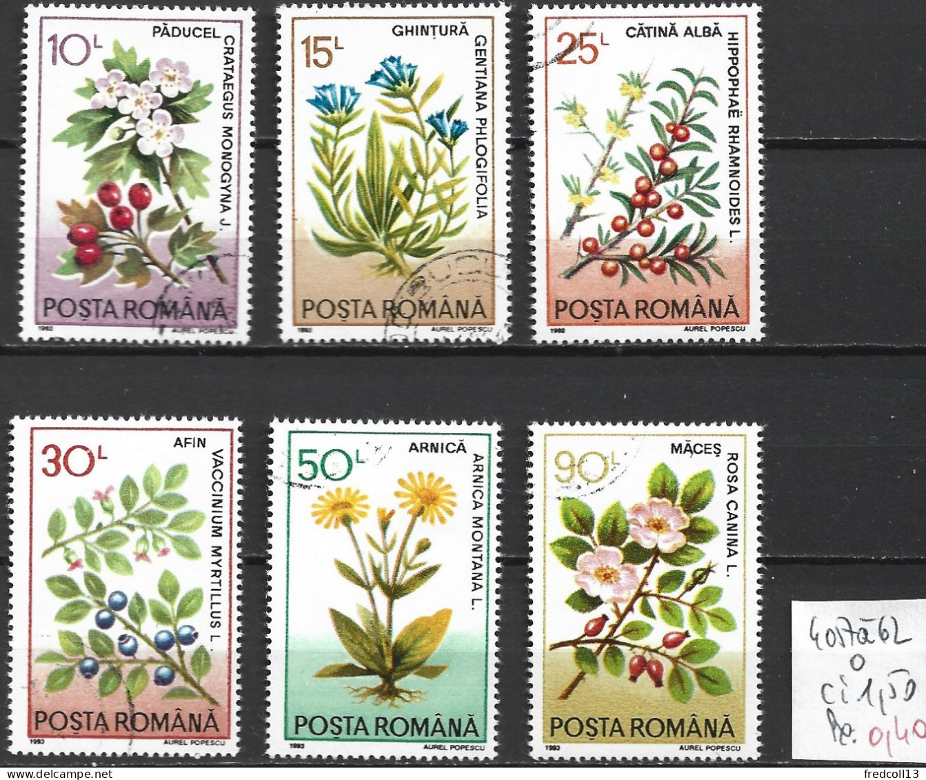 ROUMANIE 4057 à 62 Oblitérés Côte 1.50 € - Used Stamps