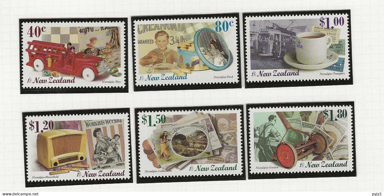 1999 MNH New Zealand Mi 1751-56 Postfris** - Unused Stamps
