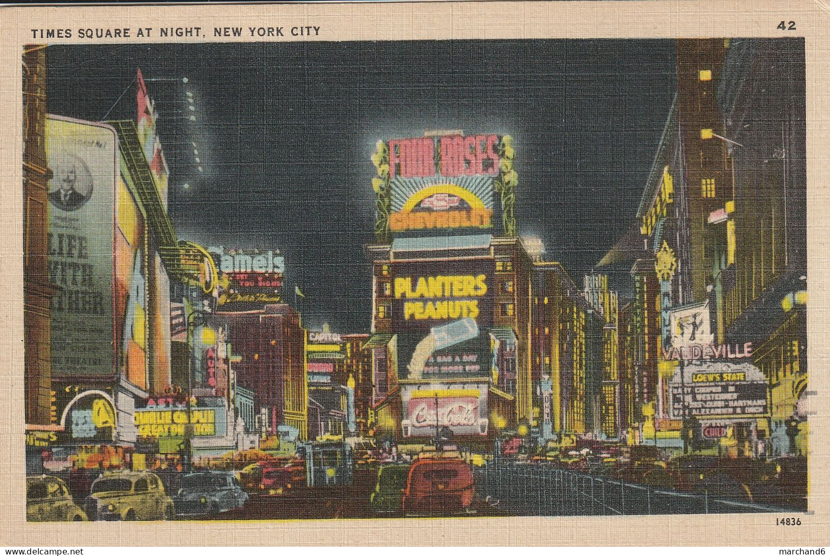 Times Square Known Throughout The World As The Great White Way Is The Magnet New York City - Time Square