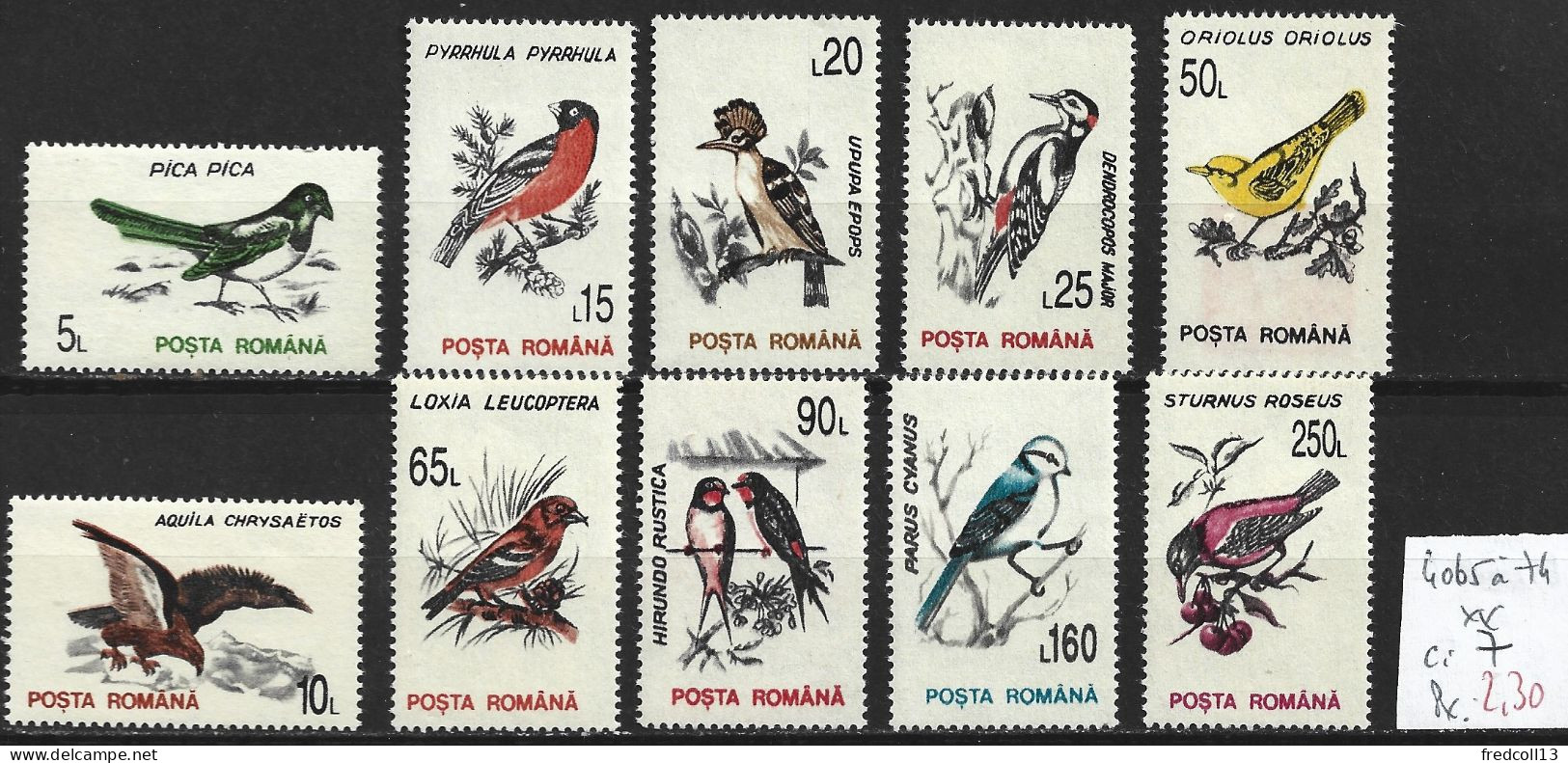 ROUMANIE 4065 à 74 ** Côte 7 € - Unused Stamps