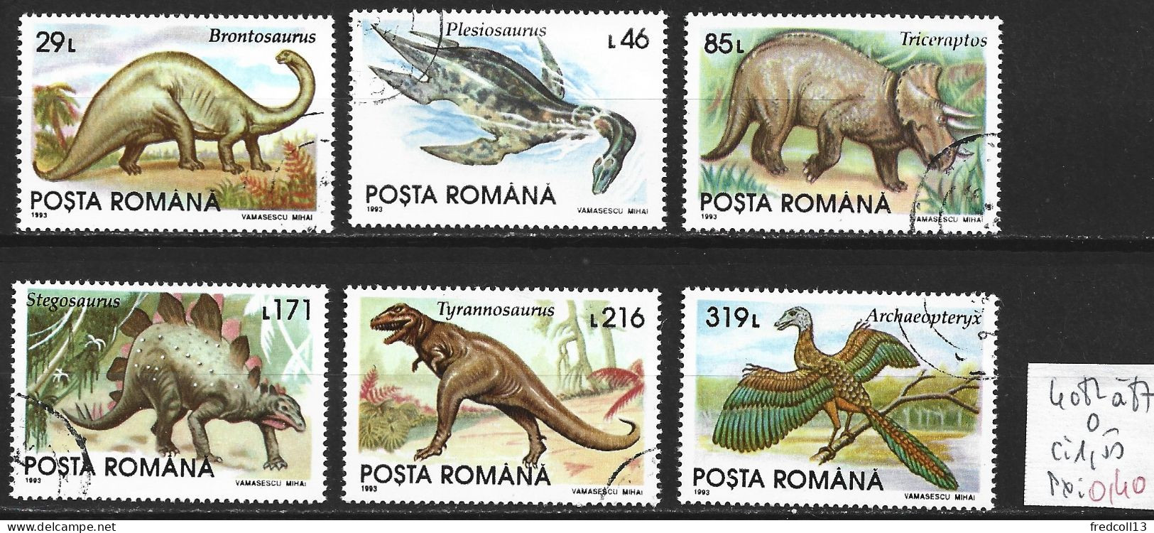 ROUMANIE 4082 à 87 Oblitérés Côte 1.50 € - Used Stamps