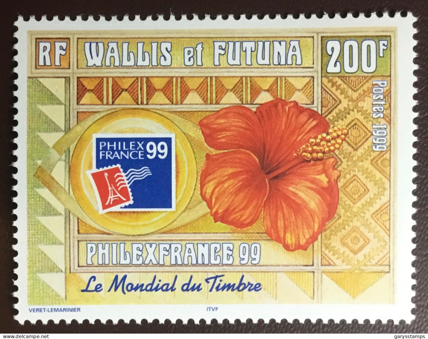 Wallis Et Futuna 1999 Philexfrance Flowers MNH - Orchideeën