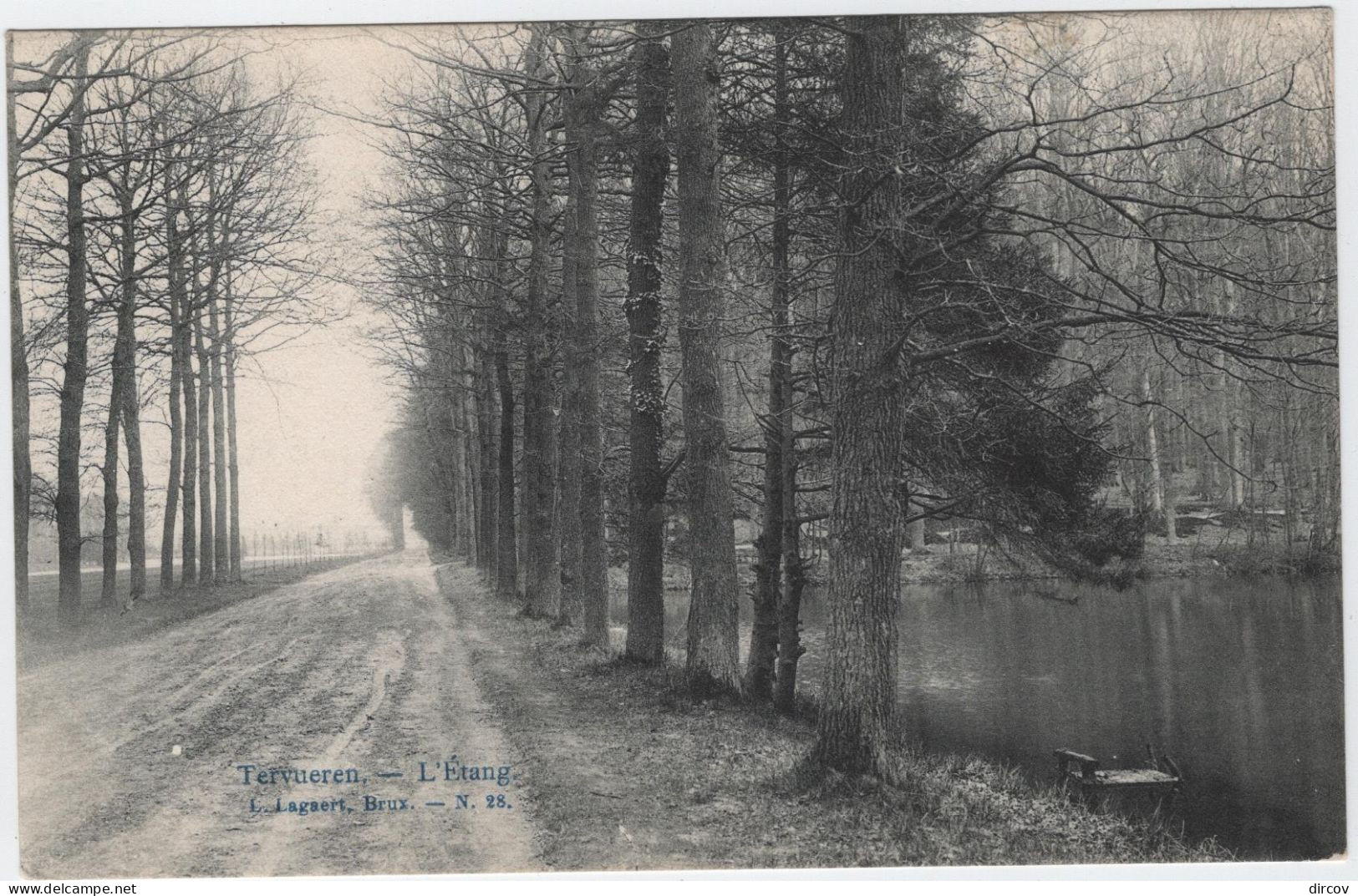 Tervuren - Vijver (Lagaert Nr 28) (gelopen Kaart Met Zegel) - Tervuren