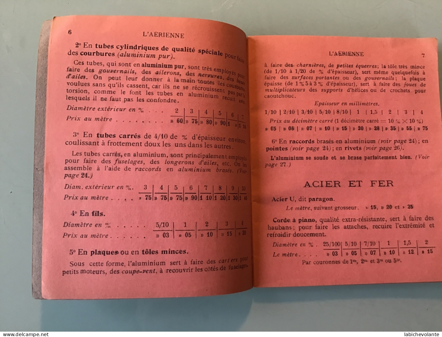 Catalogue De Fournitures Et Pièces Détachées 1912. 32 Pages. - Sonstige & Ohne Zuordnung