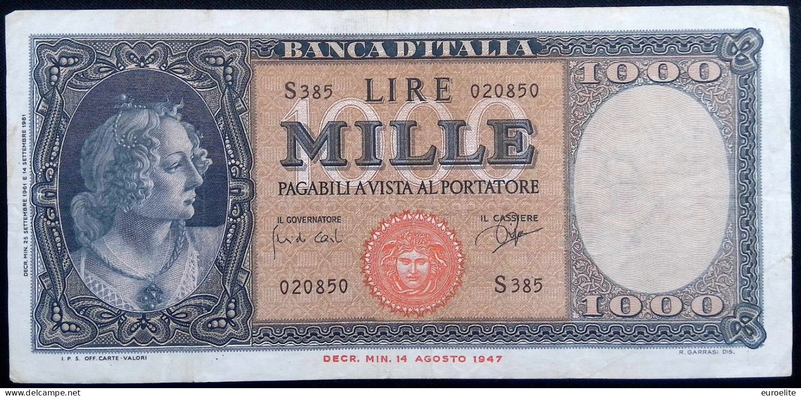 Repubblica Italiana - 1000 Lire Italia (Medusa) - 2000 Liras