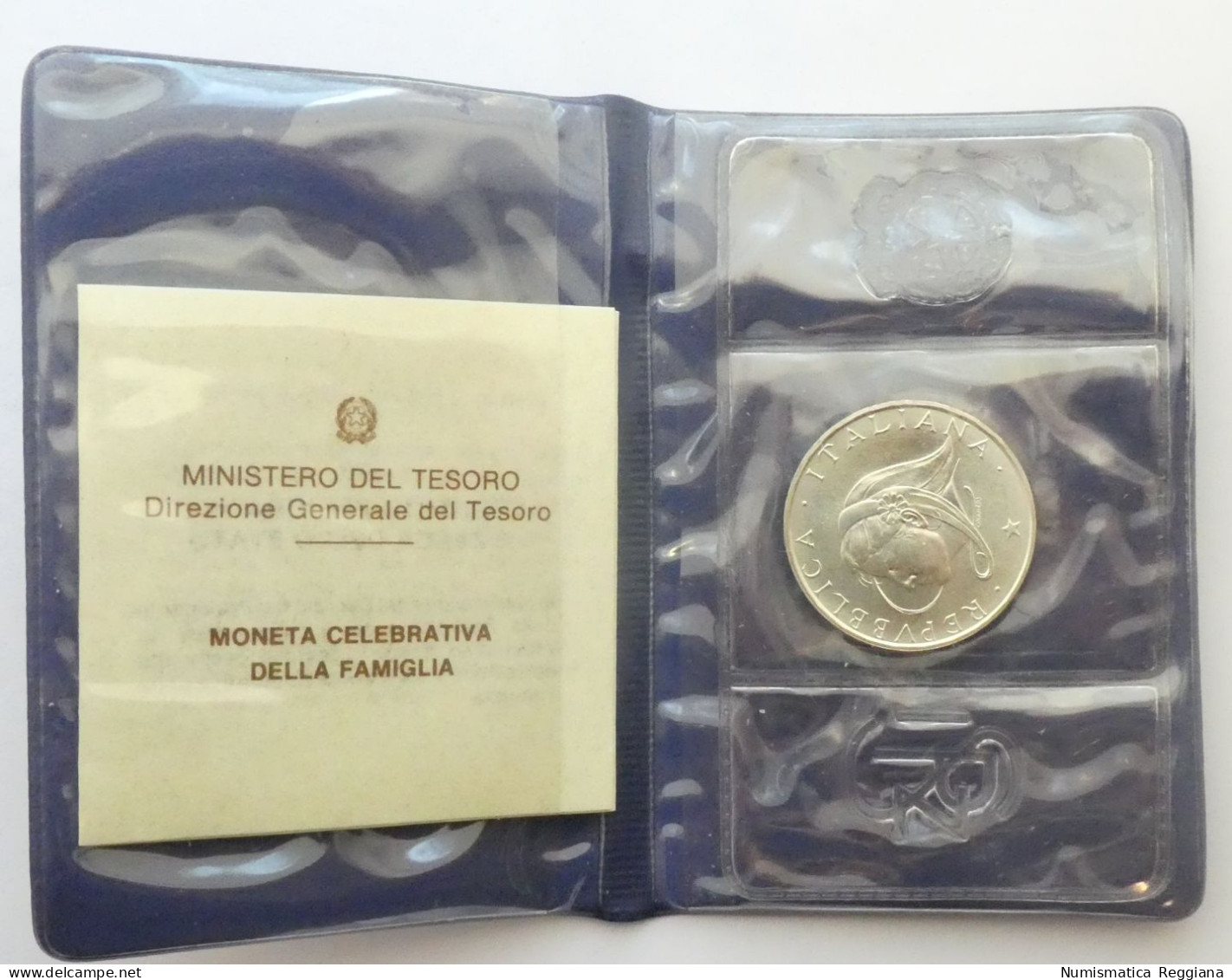 Repubblica Italiana - 500 Lire Argento 1987 Celebrazione Della Famiglia FDC - Jahressets & Polierte Platten