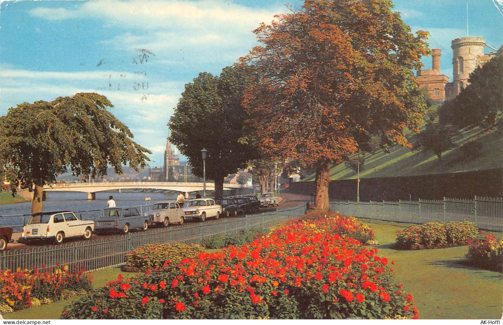 Inverness, Bridge And Castle From Ness Bank - Inverness-shire