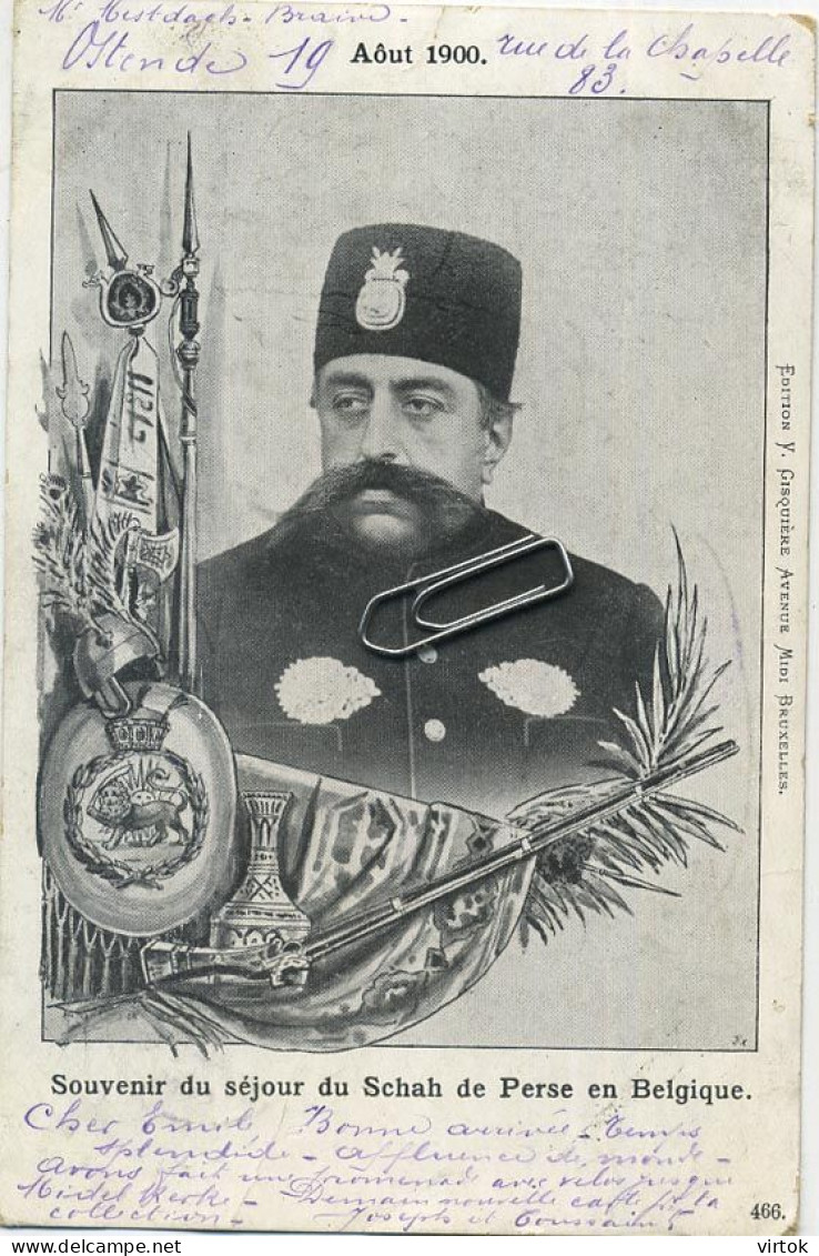 Schah De Perse En Belgique  1900 - Turquie