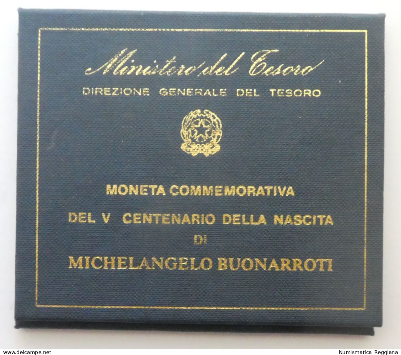 Repubblica Italiana - 500 Lire Argento 1975 Michelangelo Buonarroti - Mint Sets & Proof Sets