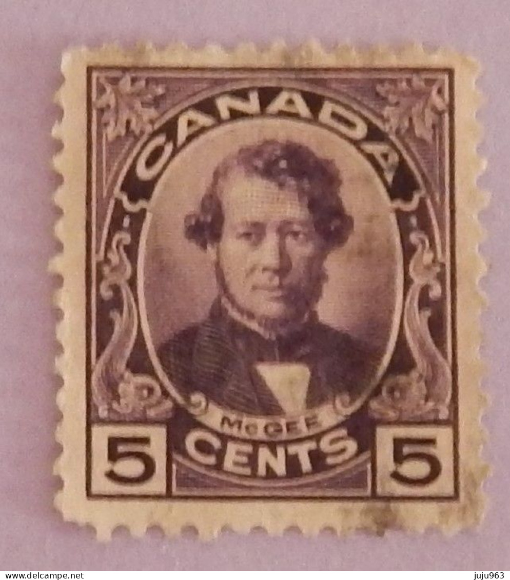 CANADA YT 126 OBLITÉRÉ "D ARCY MCGEE" ANNÉE 1927 - Oblitérés