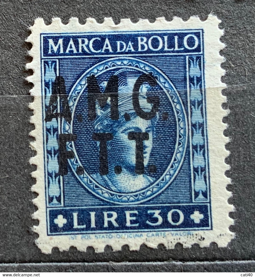 TRIESTE A - AMG FTT  - MARCA DA BOLLO  TASSA FISSA L.30 - Steuermarken