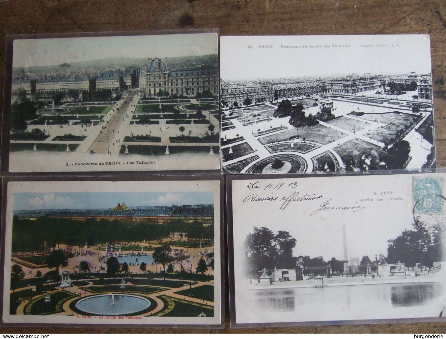 PARIS / LES TUILERIES / JOLI  LOT DE 25 CARTES - Loten, Series, Verzamelingen