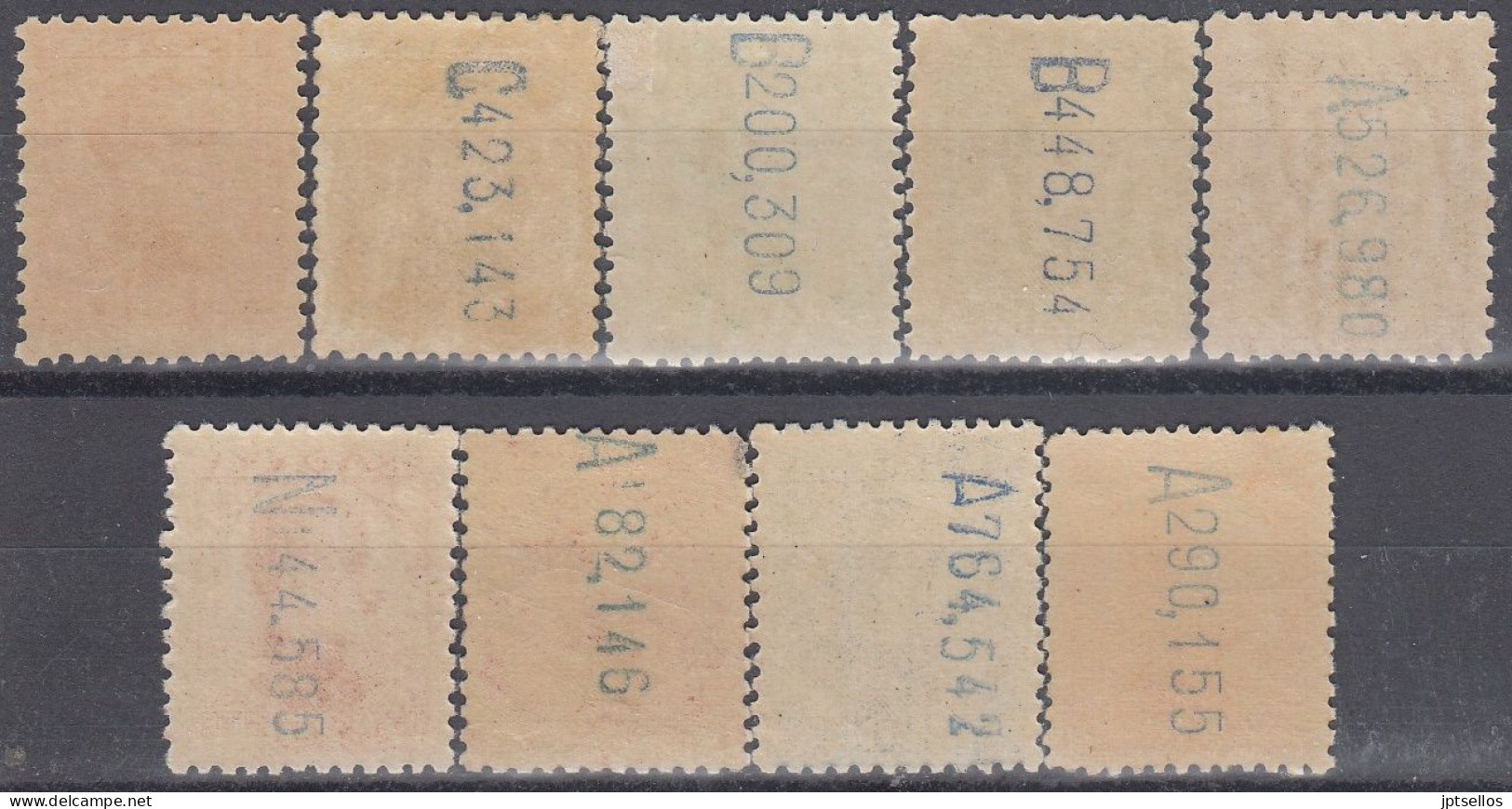 ESPAÑA 1930-1931 Nº 490/498 NUEVO.CON 497A EN VEZ DE 497.EL 5 CTM.Y EL 10 CTM. CON PEQUEÑOS DEFECTOS EN LA GOMA - Used Stamps