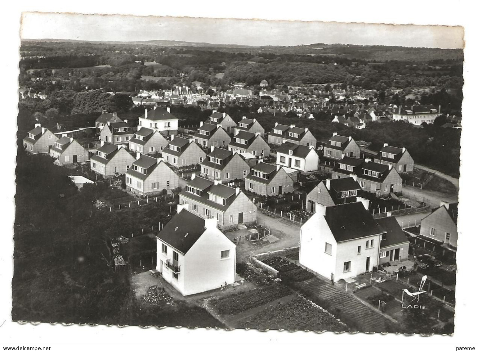 En Avion Au Dessus De Guemene Sur Scorf Cité De Mané Pichot - Guemene Sur Scorff