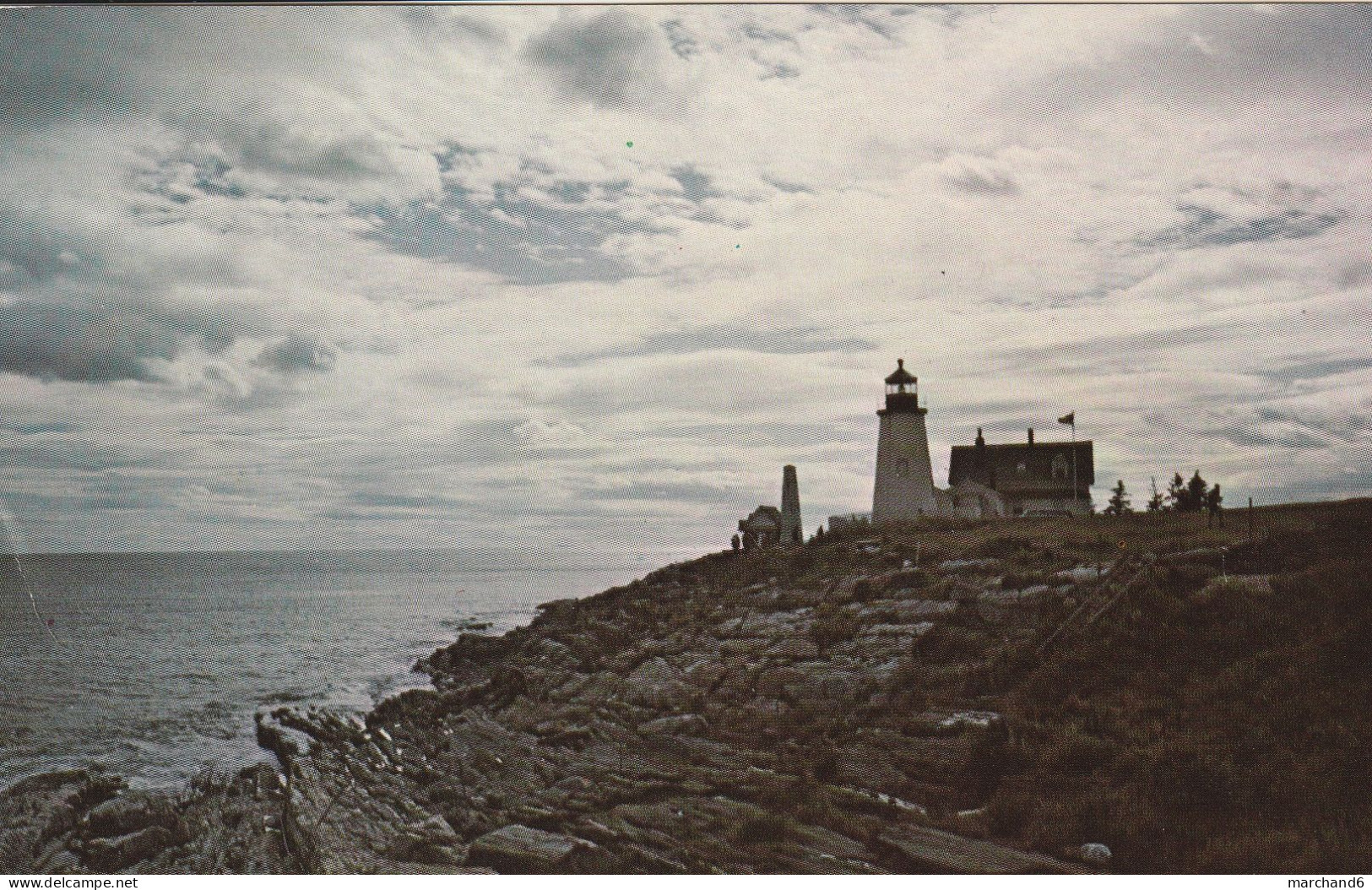 Pemaquid Light View From The Northeast Atlantic Océan On Left Looking Toward Casco Bay - Andere & Zonder Classificatie