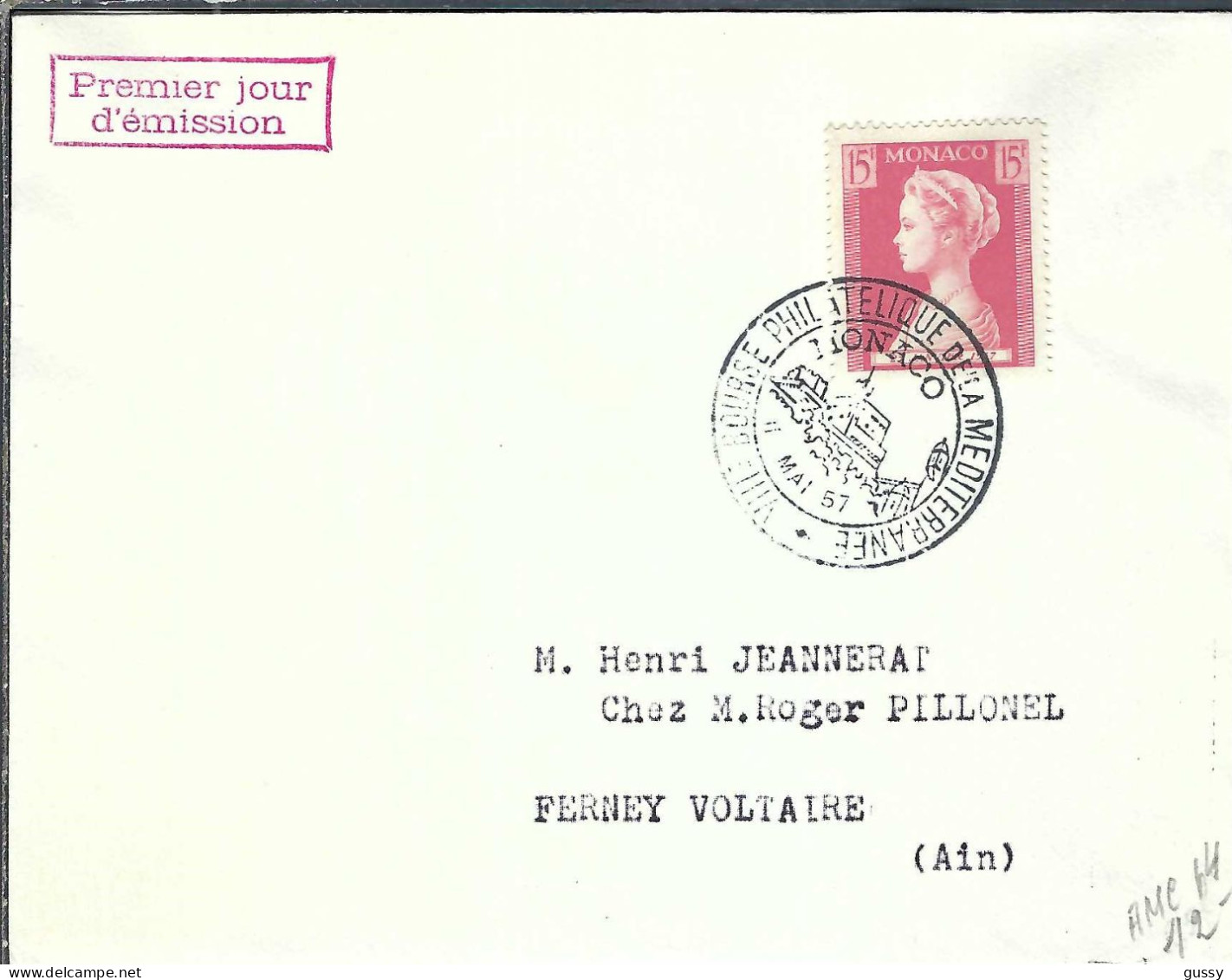 MONACO 1957: FDC - FDC