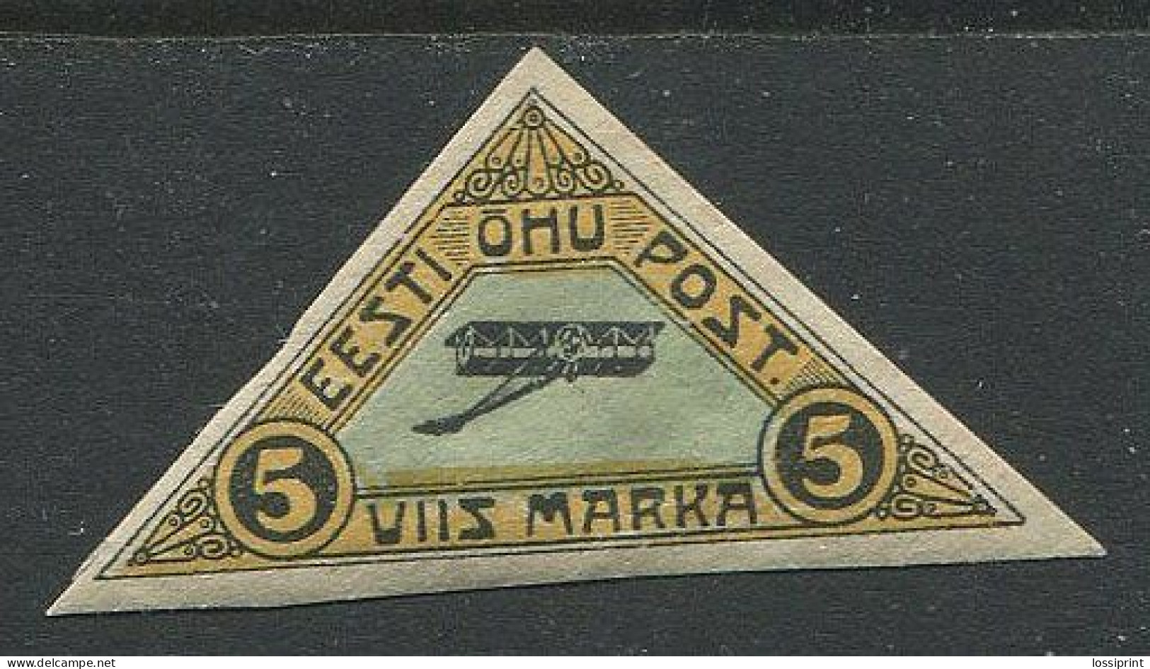 Estonia:Unused Stamp Airplane, 1920, MNH - Estland