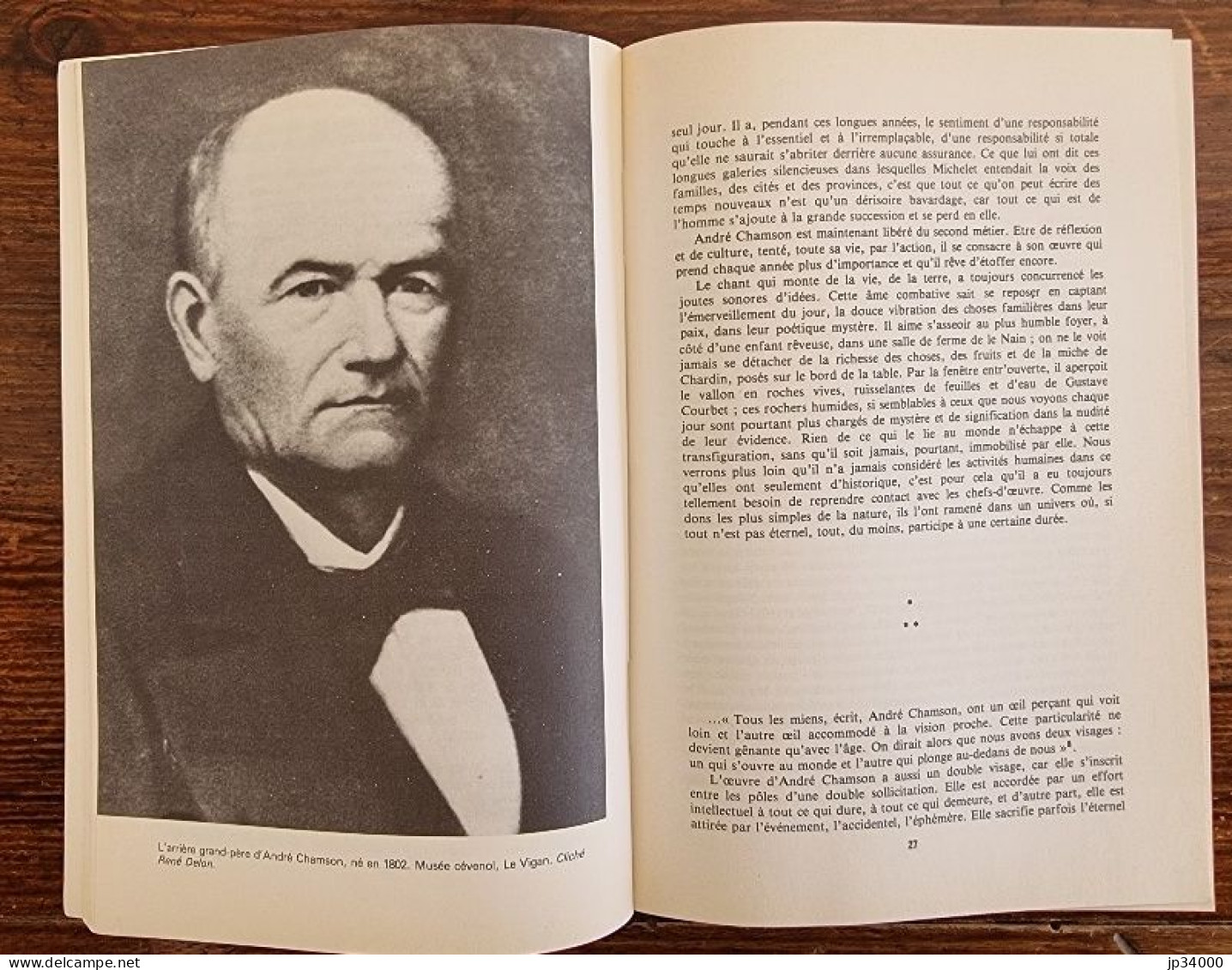 Andre Chamson Et L'histoire. Une Philosophie De La Paix Par G. Castel (1980) - Psychology/Philosophy