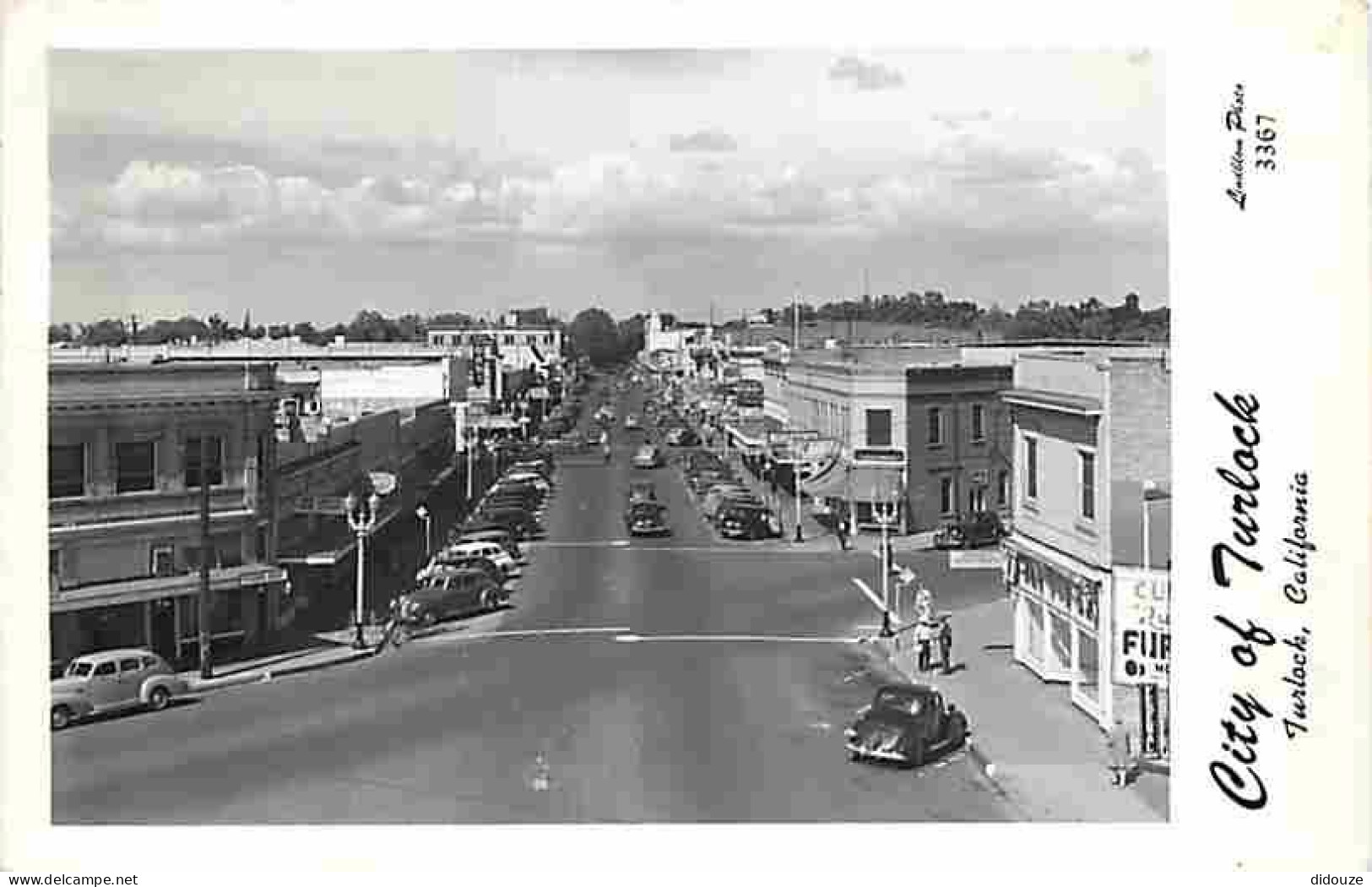 Etats Unis - City Of Turlock - Animée - Automobiles - CPA - Voir Scans Recto-Verso - Other & Unclassified