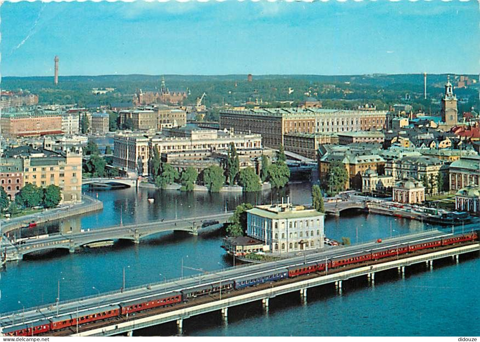 Suède - Sverige - Stockholm - Vy Frân Stadshustornet Over Kungl. Slottet Och Riksdagshuset - View From The City Hall Tow - Schweden